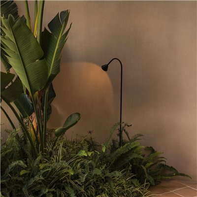 Baliza Led FARO Barcelona 2700K 154Lm sin driver 75621-3 LILY 650 Negro