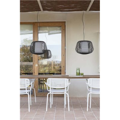 Luminaria colgante FARO Barcelona 1xE27 72104-156 NARA Negro