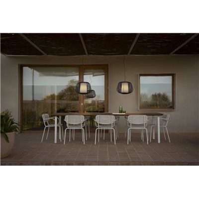Luminaria colgante FARO Barcelona 1xE27 72104-156 NARA Negro