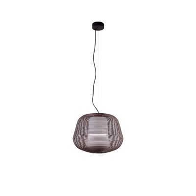 Luminaria colgante FARO Barcelona 1xE27 72104-157 NARA Marrón óxido