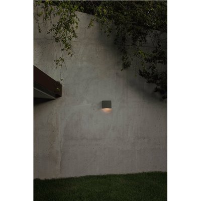 Aplique Led FARO Barcelona 3000K 173Lm 75633 GROT 160 Gris cemento