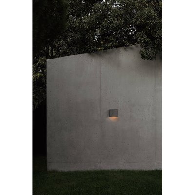 Aplique Led FARO Barcelona 3000K 173Lm 75633 GROT 160 Gris cemento
