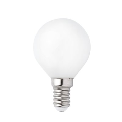 Bombilla Led G45 GLOBO 17527 FARO E14 4w 3000K 360º 400Lm opal