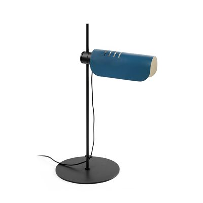 Lámpara de sobremesa FARO Barcelona 20033-134 MARTINICA Negro Satinado/Azul