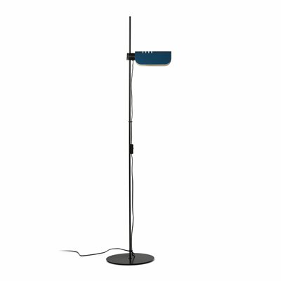 Lámpara de pie FARO Barcelona 20034-134 MARTINICA Negro Satinado/Azul