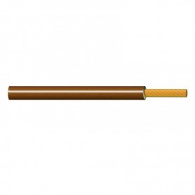 Cable libre de halogenos  H07Z1-K (AS) 2,5 mm2 750V CPR Marron (rollos 50 mt)