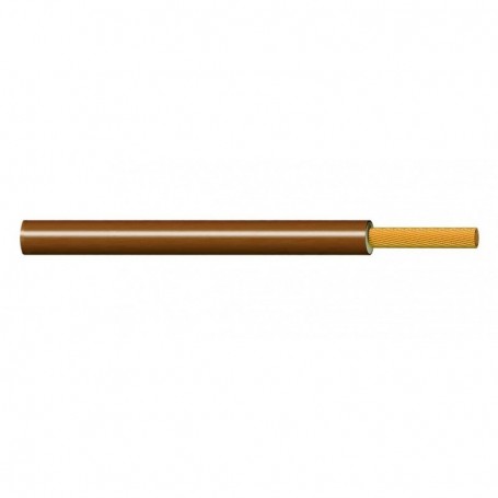 Cable libre de halogenos  H07Z1-K (AS) 2,5 mm2 750V CPR Marron (rollos 50 mt)