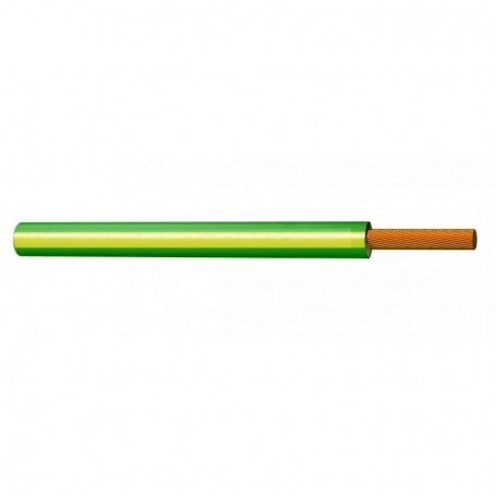 Cable libre de halogenos  H07Z1-K (AS) 2,5 mm2 750V CPR Amarillo Verde (rollos 200 mt)