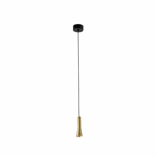 Lámpara Led colgante FARO Barcelona 4W SMD LED 2700K 22025 NINA Oro satinado
