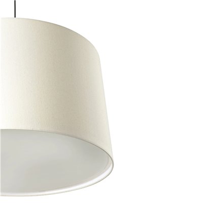 Lámpara colgante desplazado FARO Barcelona 20231-153 WINDSOR Negro/Lino