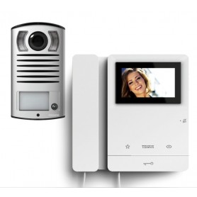 Kit Videoportero superficie 2 hilos Tegui Linea 2000 y monitor Serie 8 378121