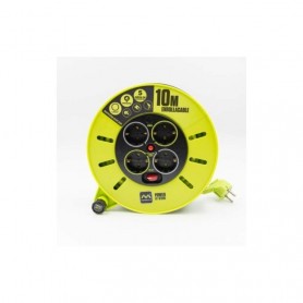 Enrollacable Masterplug Luceco CME10164SL-PX 4 tomas 16A 10Mt