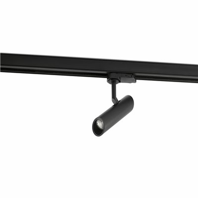 Proyector carril Led 8W 2700K 590Lm FARO Barcelona 43795 LEO Negro