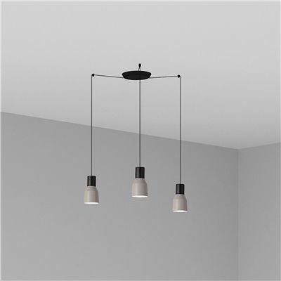 Lámpara combinada colgante FARO 68591-3L KOMBO 120 Gris