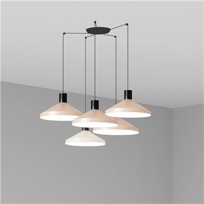 Lámpara combinada colgante FARO 68596-5L KOMBO 400 Beige