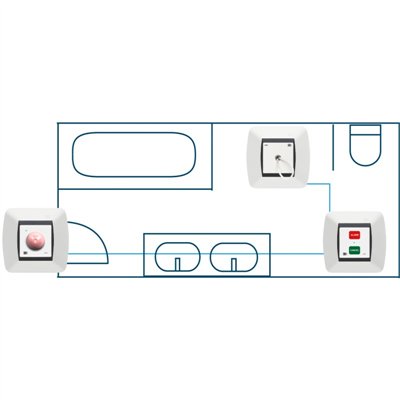 Kit de alarma EGI para baños accesibles 58001