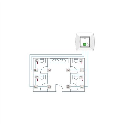 Modulo repartidor de alarmas EGI para 4 zonaz 58002
