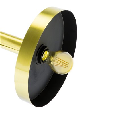 Lámpara combinada colgante FARO Barcelona 20161-7L WHIZZ Oro/Negro