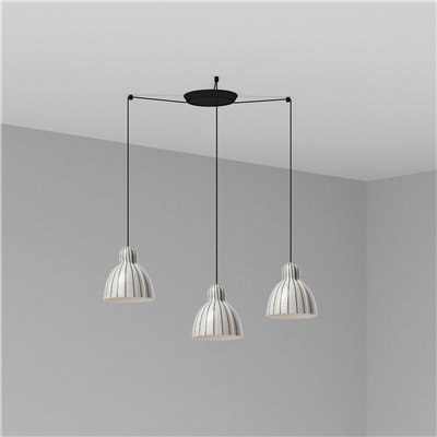 Lámpara combinada colgante FARO Barcelona 64255-114-3L VENICE 160 a Rayas