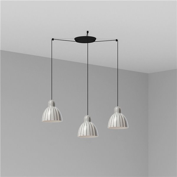 Lámpara combinada colgante FARO Barcelona 64255-114-3L VENICE 160 a Rayas