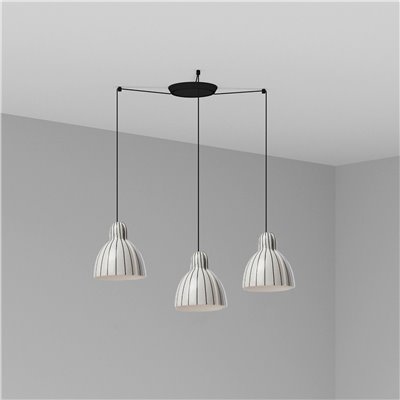 Lámpara combinada colgante FARO Barcelona 64255-127-3L VENICE 200 A rayas