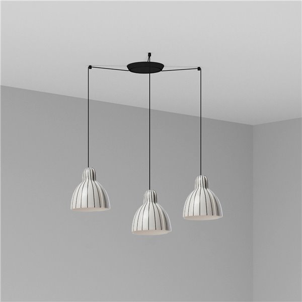 Lámpara combinada colgante FARO Barcelona 64255-127-3L VENICE 200 A rayas
