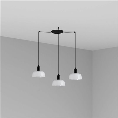 Lámpara combinada colgante FARO 20340-140-3L TATAWIN Metal S Blanco