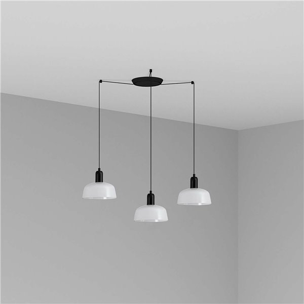 Lámpara combinada colgante FARO 20340-140-3L TATAWIN Metal S Blanco
