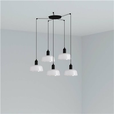Lámpara combinada colgante FARO 20340-140-5L TATAWIN Metal S Blanco