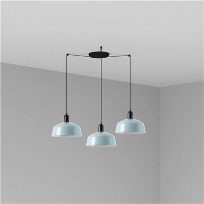 Lámpara combinada colgante FARO 20340-147-3L TATAWIN Metal M Gris azulado