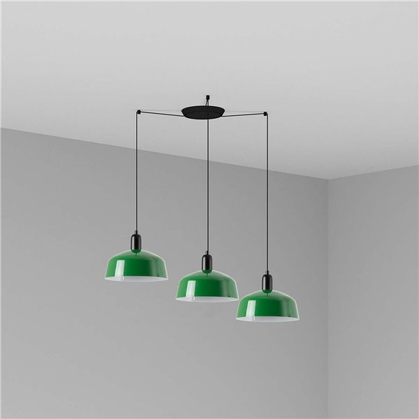Lámpara combinada colgante FARO 20340-149-3L TATAWIN Metal M Verde