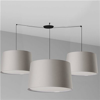 Lámpara combinada colgante FARO Barcelona 64332-154 SAMBA 700 Gris