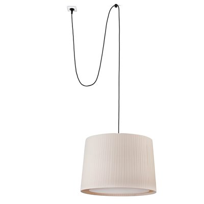 Luminaría colgante 5m cable FARO Barcelona SAMBA 68604-44 Beige