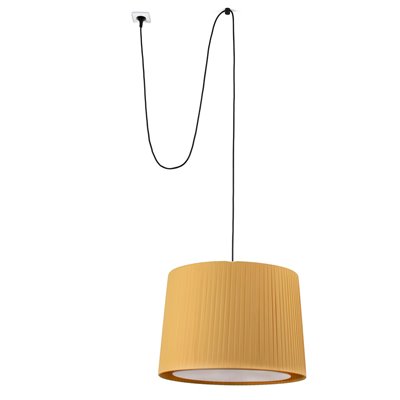 Luminaría colgante 5m cable FARO Barcelona SAMBA 68604-45 Amarillo