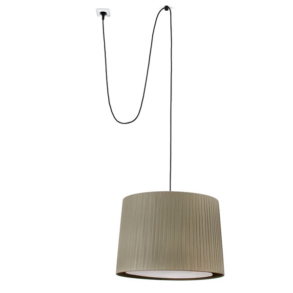 Luminaría colgante 5m cable FARO Barcelona SAMBA 68604-46 Verde