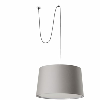 Luminaría colgante 5m cable FARO Barcelona WINDSOR 700 64331-132 Gris
