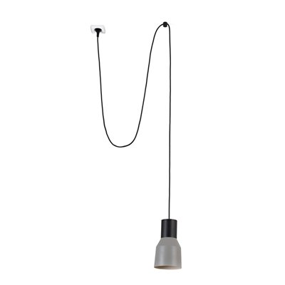 Luminaría colgante 5m cable FARO Barcelona KOMBO 120 68604-62 Gris