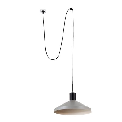Luminaría colgante 5m cable FARO Barcelona KOMBO 400 68604-66 Gris
