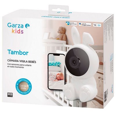 Cámara vigilabebés WIFI FHD 100º 1080p GARZA SMART HOME 401339G