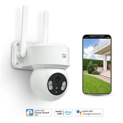 Cámara exterior WIFI FHD 360º IP65 GARZA SMART HOME 401344C