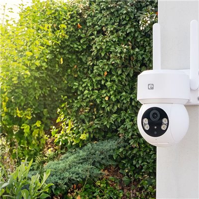 Cámara exterior WIFI FHD 360º IP65 GARZA SMART HOME 401344C