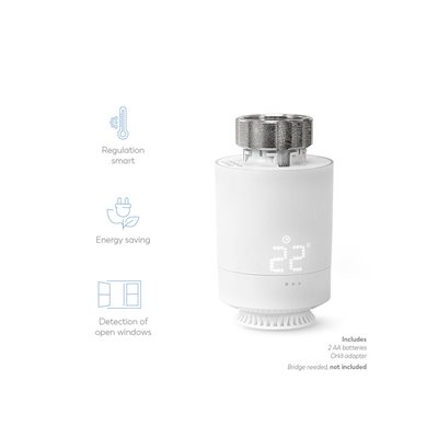 Cabezal termostatico Zigbee 3.0 GARZA SMART HOME 401307G