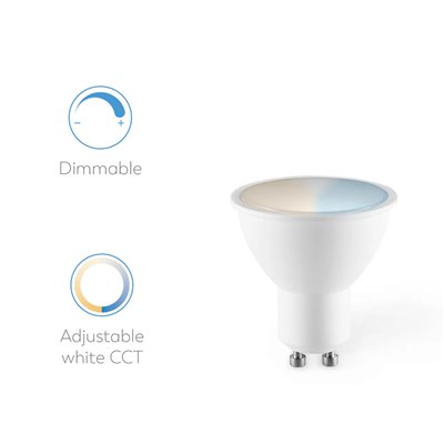 Pack 2 bombillas Led GU10 WIFI GARZA SMART HOME 480061A 4,5W GU10 