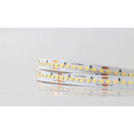 Rollo 5Mt Tira de led alta eficiencia NORA 19,2 W IP20 24V Ilutrek 24-1296-R 3000k Calido