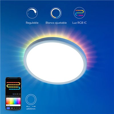 Plafón de techo WIFI GARZA SMART HOME 401361C TANGO RGB