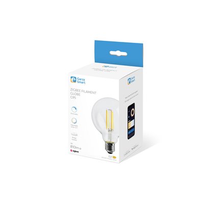 Bombilla globo 7W 810Lm WIFI GARZA SMART HOME 401308A CCT E27