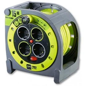 Enrollacable Masterplug Luceco HME15164SL-PX 4 tomas 16A 15Mt