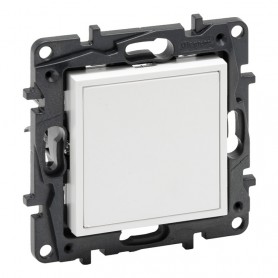 Tapa ciega y adaptador para Mosaic Legrand 864179 serie Niloe Step Blanco Mate