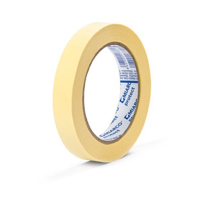 Cinta de enmascarar 18mmx45m KREPP PROTECT MIARCO 33550 Amarillo