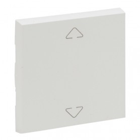 Tecla para mecanismos persiana Legrand 864130 serie Niloe Step Blanco Mate 